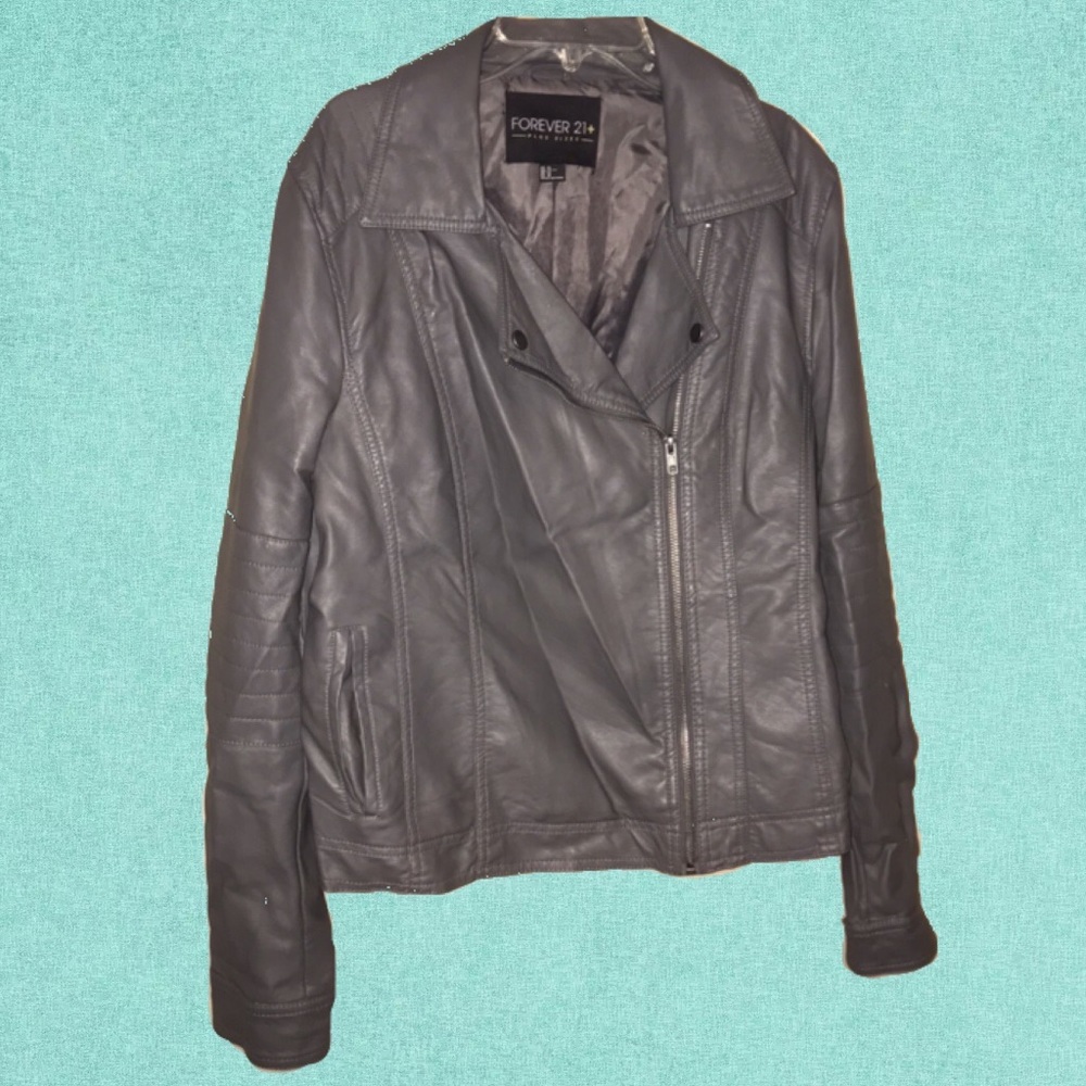 Forever 21 Leather Jacket +XL